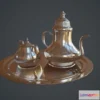 1519904 - PBR Game 3D Models - Victorian era silver teapot 3D Max