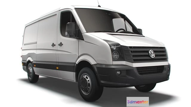 1519914 - PBR Game 3D Models - Volkswagen Crafter Van L2H1 2016 3D Max