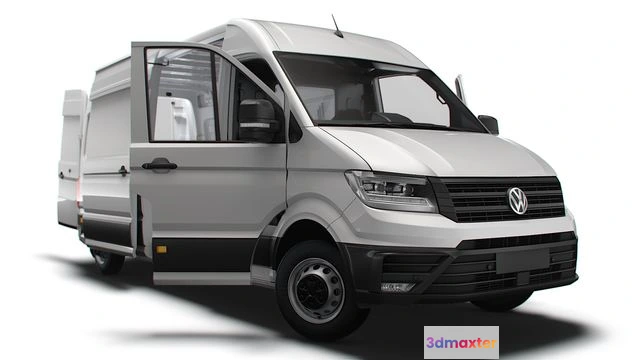 1519934 - PBR Game 3D Models - VW Crafter Panel Van L3H2 HQ Interior 2023 3D Max