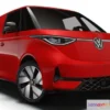 1519938 - PBR Game 3D Models - VW ID Buzz Cargo GTX 2024 3D Max