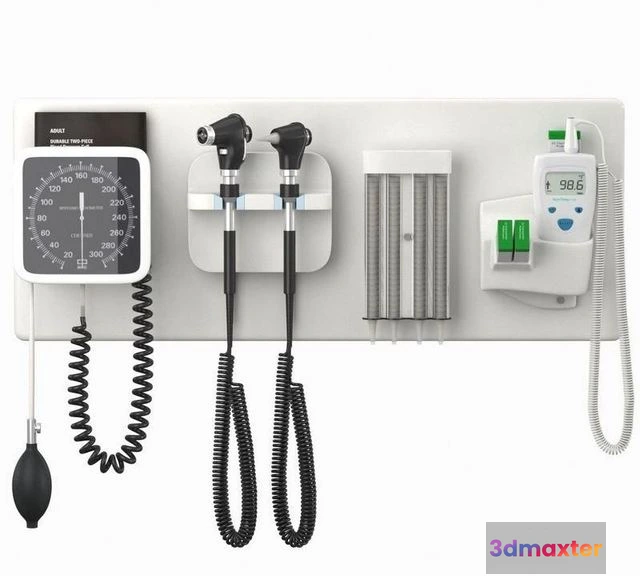 1519948 - PBR Game 3D Models - Wall Diagnostic Systems 3D Max