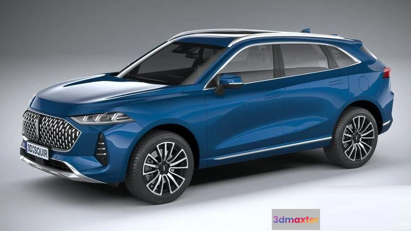 1519952 - PBR Game 3D Models - Wey Mocha (Coffe) DHT PHEV 2022 3D Max