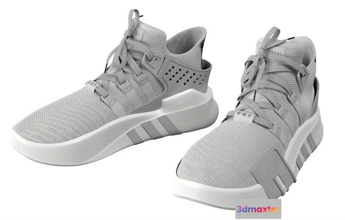 1519964 - PBR Game 3D Models - Adidas EQT Bask ADV Gray 3D Max