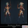 1519968 - PBR Game 3D Models - Admiral Katalina Voidridge 3D Max