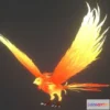 1519992 - PBR Game 3D Models - Anime Phoenix 3D Max