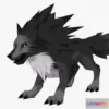 1519994 - PBR Game 3D Models - Anime Wolf 3D Max