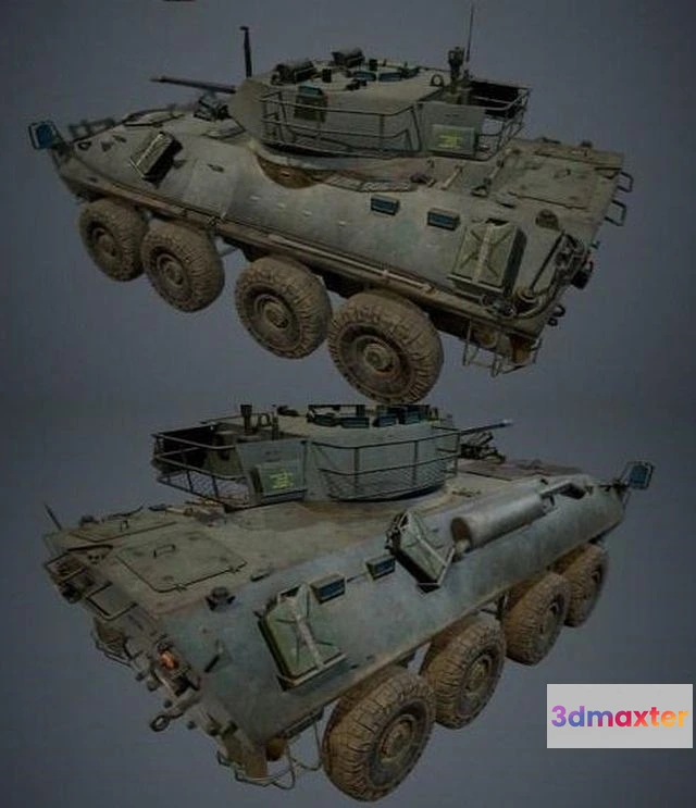 1519998 - PBR Game 3D Models - Armor LAV-25 3D Max