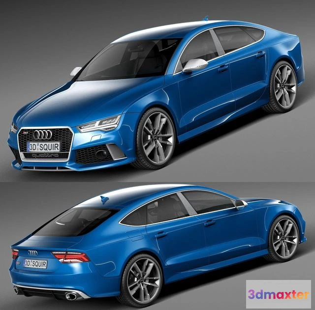 1520006 - PBR Game 3D Models - Audi RS7 Sportback Performance 2016 3D Max