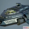 1520008 - PBR Game 3D Models - Aurata Class Corvette 3D Max