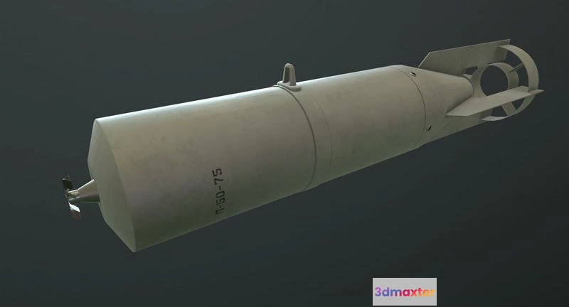 1520020 - PBR Game 3D Models - Bomb P-50-75 3D Max