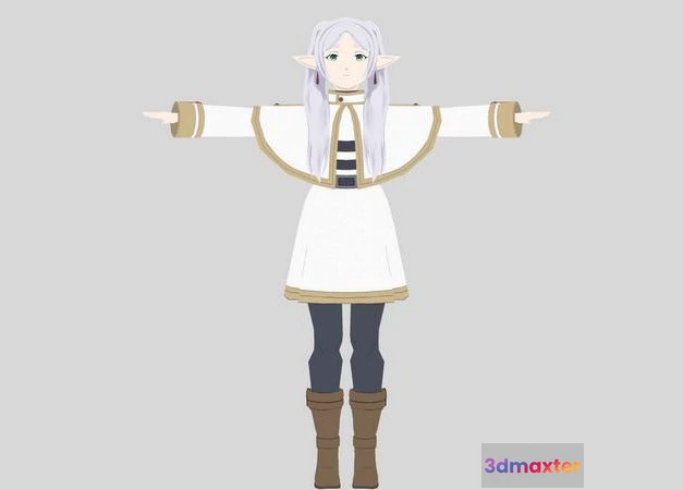 1520032 - PBR Game 3D Models - Character Frieren 3D Max