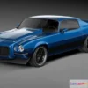 1520038 - PBR Game 3D Models - Chevrolet Camaro 1970 ProTouring 3D Max