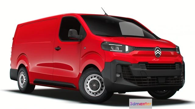 1520054 - PBR Game 3D Models - Citroen e Jumpy Van L3 2024 3D Max