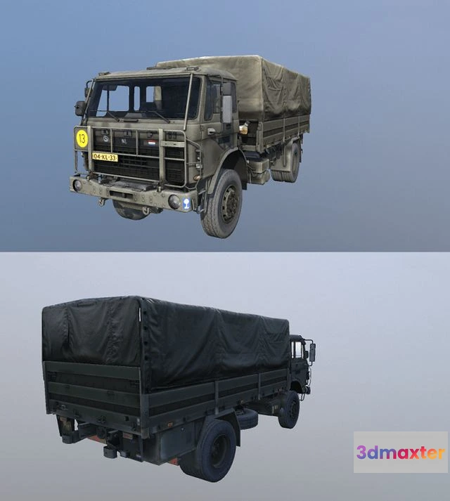 1520058 - PBR Game 3D Models - DAF YA-4442 3D Max