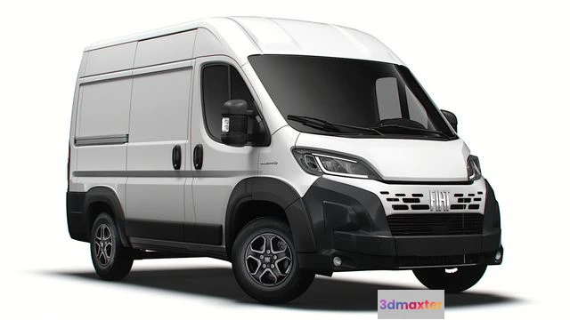 1520092 - PBR Game 3D Models - Fiat e Ducato Van L1H2 2024 3D Max