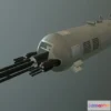 1520116 - PBR Game 3D Models - Gun Pod GUV-8700 3D Max