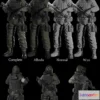 1520120 - PBR Game 3D Models - Hazmat suit 3D Max