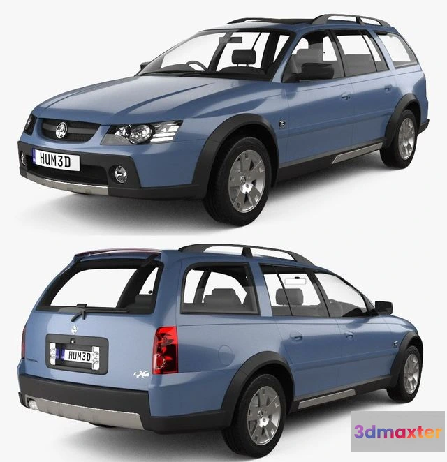 1520126 - PBR Game 3D Models - Holden Adventra LX6 (VZ) 2005 3D Max
