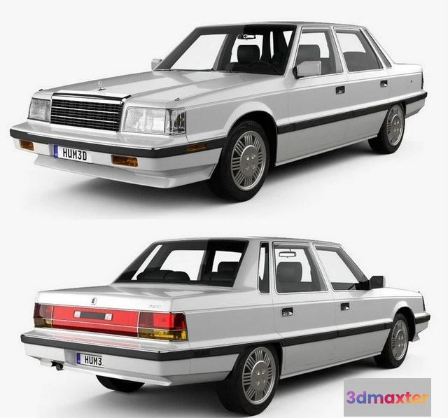 1520138 - PBR Game 3D Models - Hyundai Grandeur 1986 3D Max