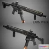 1520152 - PBR Game 3D Models - John Wick 3 MPX 3D Max