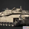 1520180 - PBR Game 3D Models - M1A2 Abrams Rigged 3D Max
