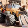 1520184 - PBR Game 3D Models - Mad max concept car 3D Max