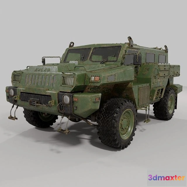1520188 - PBR Game 3D Models - Marauder Armored Car 3D Max