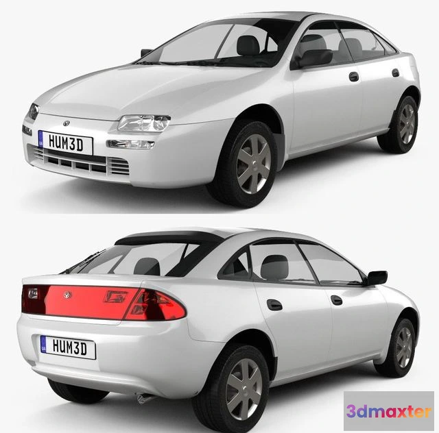 1520198 - PBR Game 3D Models - Mazda 323 (Familia) 1994 3D Max