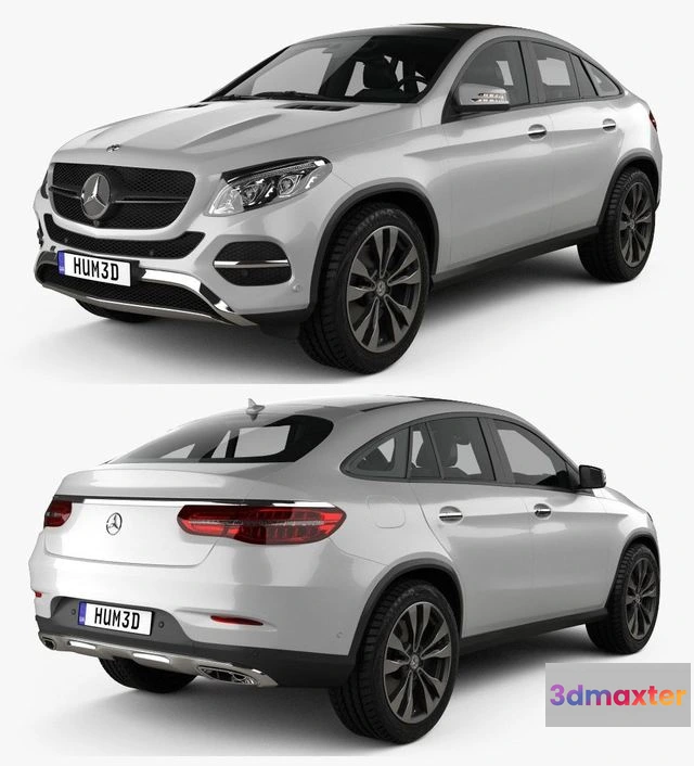 1520206 - PBR Game 3D Models - Mercedes-Benz GLE-Class coupe 2014 3D Max