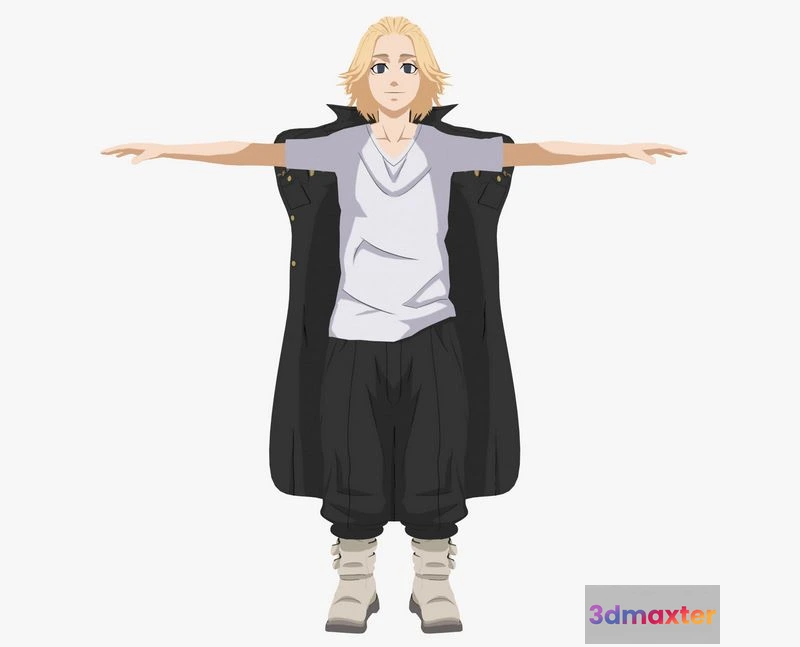 1520212 - PBR Game 3D Models - Mikey Tokyo Revengers 3D Max