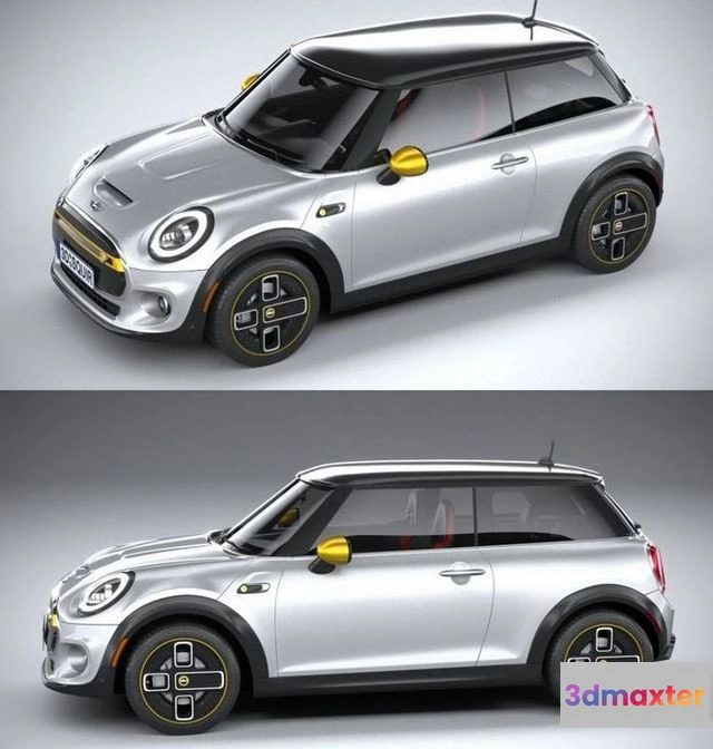 1520214 - PBR Game 3D Models - Mini Cooper SE 2020 3D Max