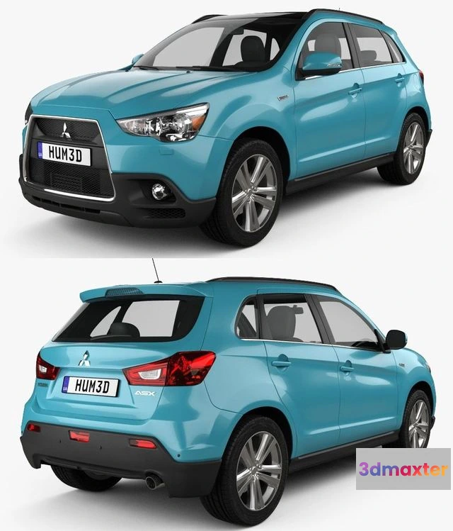 1520216 - PBR Game 3D Models - Mitsubishi ASX 2011 3D Max