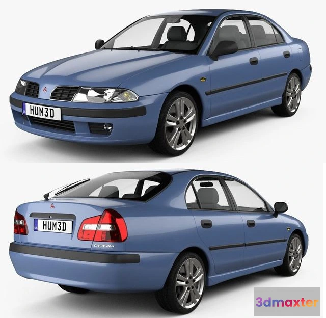 1520218 - PBR Game 3D Models - Mitsubishi Carisma liftback 2000 3D Max