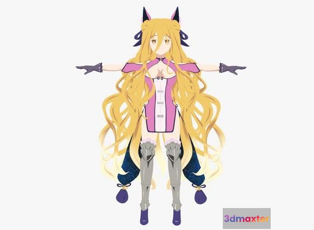 1520222 - PBR Game 3D Models - MuKuro Date a live 3D Max