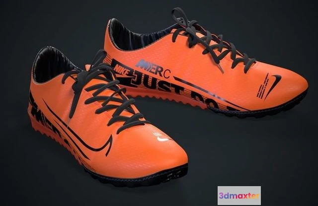 1520226 - PBR Game 3D Models - Nike Mercurial Football shoes 3D Max