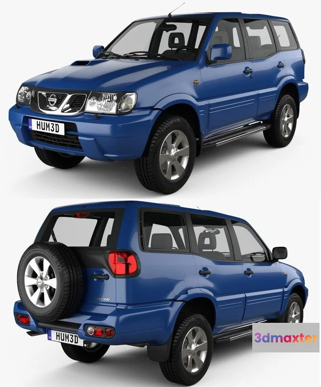 1520230 - PBR Game 3D Models - Nissan Terrano II 5-door 2006 3D Max