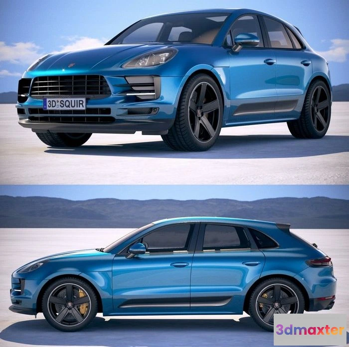 1520268 - PBR Game 3D Models - Porsche Macan 2019 3D Max