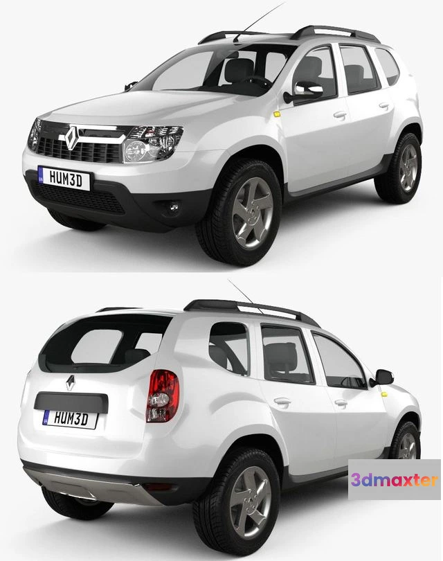 1520286 - PBR Game 3D Models - Renault Duster 2011 3D Max
