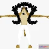 1520306 - PBR Game 3D Models - Rob Lucci in his awakening 3D Max