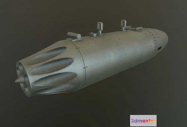 1520312 - PBR Game 3D Models - Rocket Launcher UB-16-57 3D Max