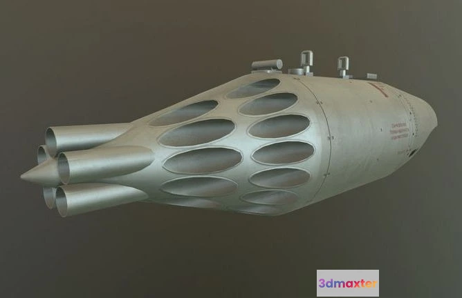 1520316 - PBR Game 3D Models - Rocket Launcher UB-32A-24 3D Max