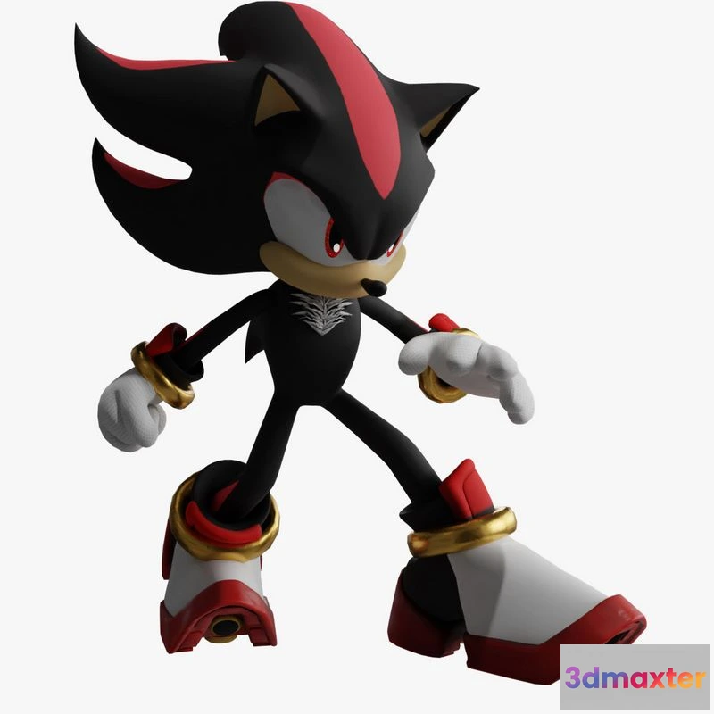 1520326 - PBR Game 3D Models - Shadow the Hedgehog 3D Max