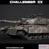 1520348 - PBR Game 3D Models - Tank Challenger 2 3D Max
