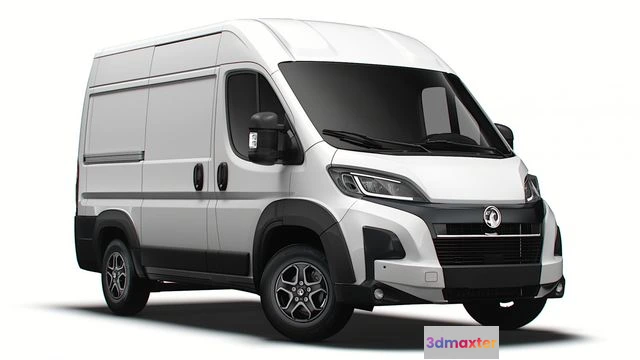 1520378 - PBR Game 3D Models - Vauxhall e Movano Van L1H2 2024 3D Max