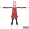 1520406 - PBR Game 3D Models - Zero Two - DARLING in the FRANXX 3D Max