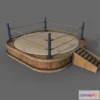1520430 - PBR Game 3D Models - Boxing Ring 3D Max