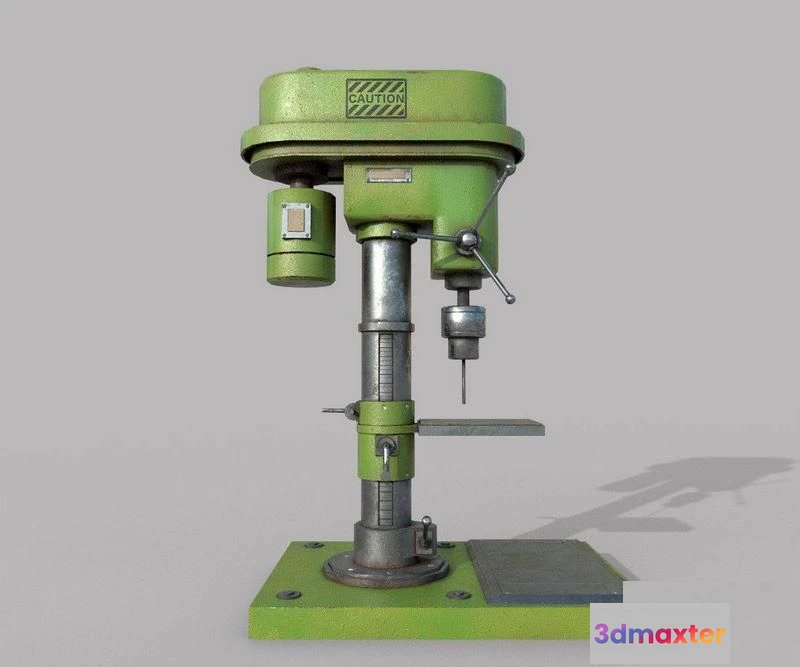1520442 - PBR Game 3D Models - Drilling Machine 3D Max