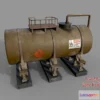 1520464 - PBR Game 3D Models - Industrial Green Tank 3D Max