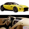 1520470 - PBR Game 3D Models - Jaguar F TYPE Convertable 2015 3D Max