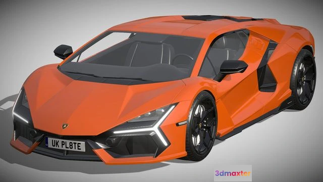 1520472 - PBR Game 3D Models - Lamborghini Revuelto 2023 3D Max